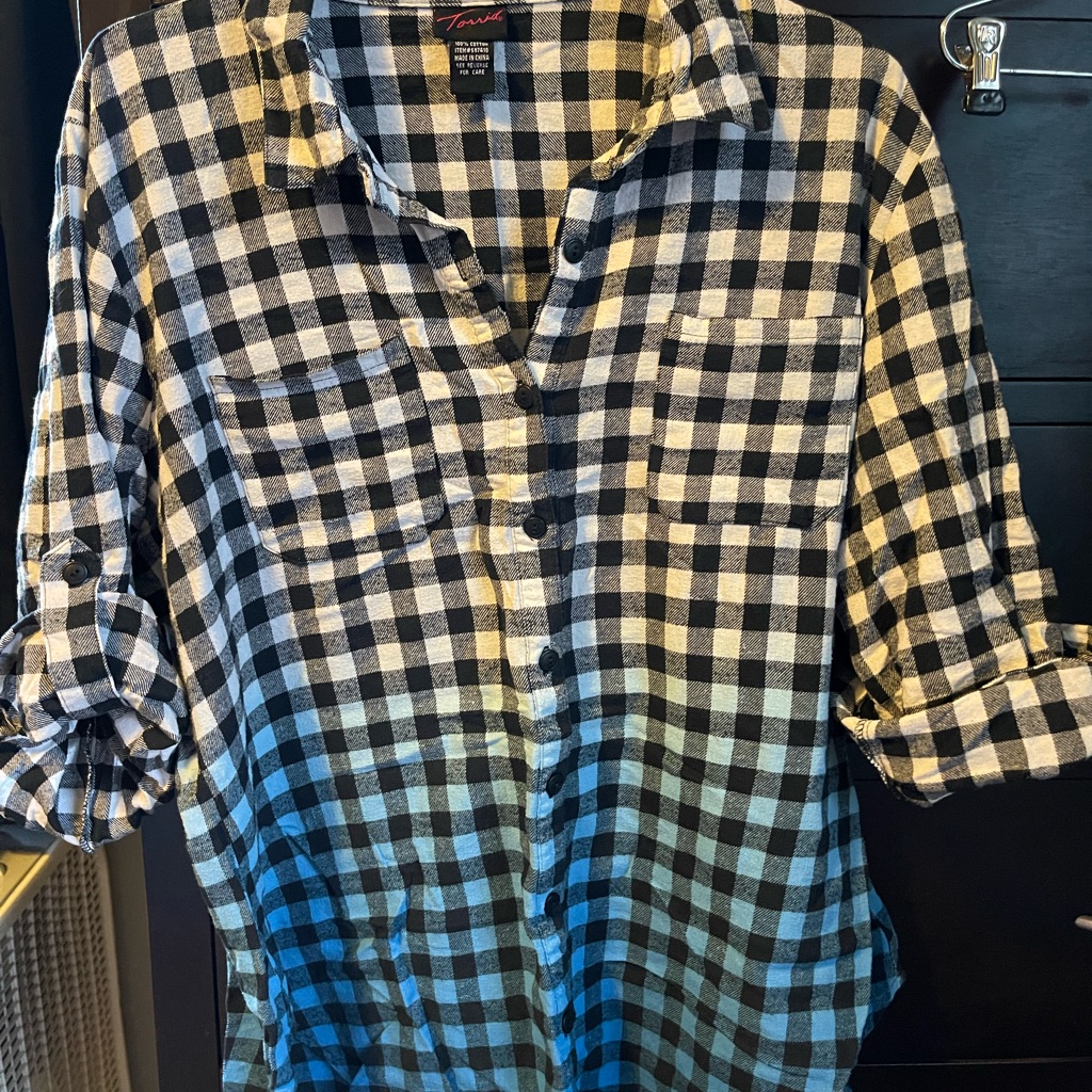 Torrid Ombr Button Down